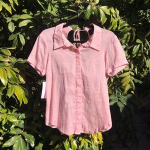 Rachel Comey Pink Striped Blouse